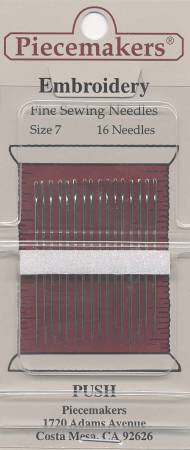 Embroidery Needles Size 7
