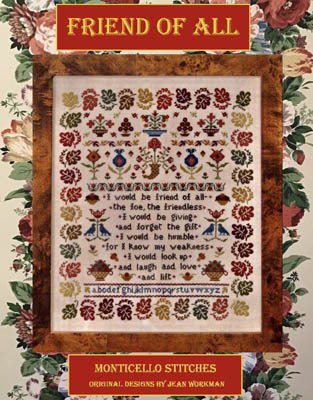 Friend Of All by Monticello Stitches