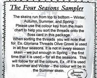 Four Seasons Sampler Emb Pk