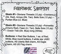 Patriotic Sampler Emb Pk