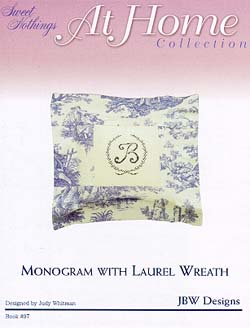 Monogram With Laurel Wreath