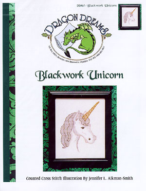Blackwork Unicorn