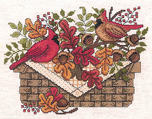 Autumn Cardinals