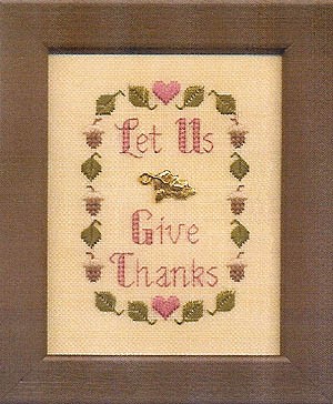 Let Us Give Thanks (w/charm)