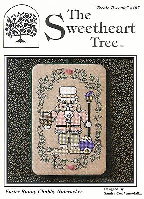 Easter Bunny Chubby Nutcracker(w/charm)