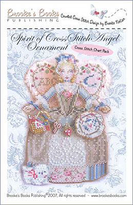 Spirit Of Cross Stitch Angel Ornament (w/emb)
