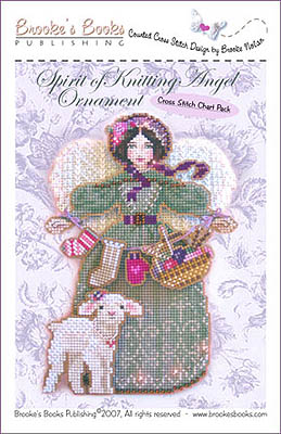 Spirit Of Knitting Angel Ornament (w/emb)