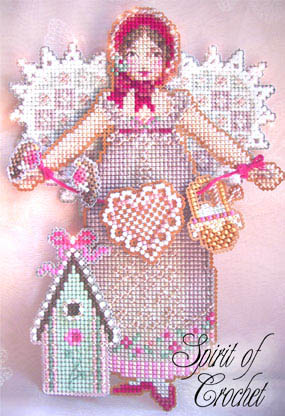 Spirit Of Crochet Angel Ornament (w/emb)