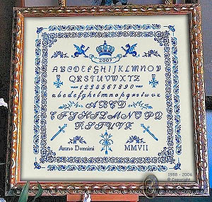 Royal Blue Sampler