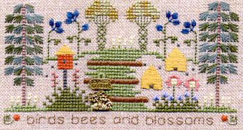 Birds & Bees(w/charm & specialty threads)