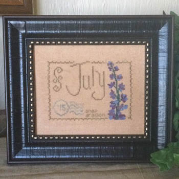 Floral Postcard- July