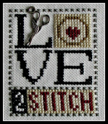 Love 2 Stitch w/charm