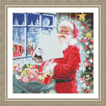 Santa Checking His List