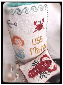 USS Mermaid Drumroll And Lobster Fob