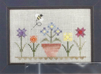 Flower & Bee (w/btns)