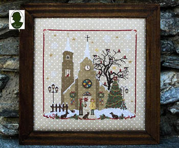 Christmas Avenue - Church (includes 2 buttons)