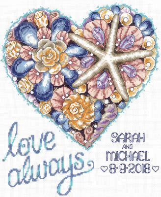 Seashell Wedding Heart