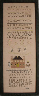 Liddy Rodes Sampler 1814