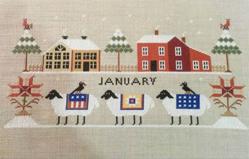 Heroic Ewes In A Frozen Day