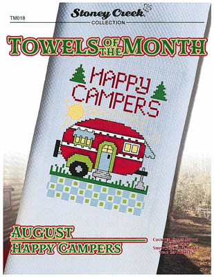 Towels Of The Month - August Happy Campers (TM018)