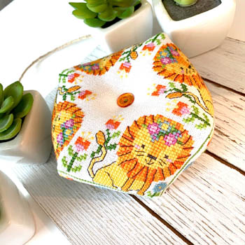 Lion Biscornu - February