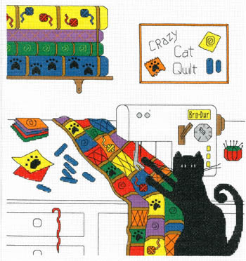 Crazy Quilt Cat
