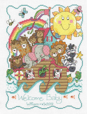 Noah's Ark Birth Announcement