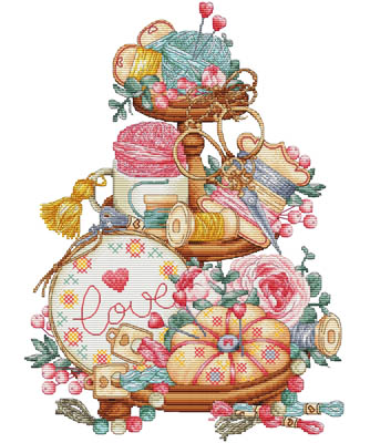Needlework Tiered