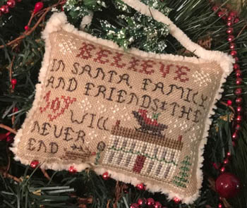 Believe In Santa - 2021 Sampler Ornament