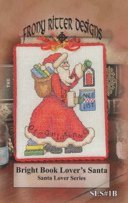 Bright Book Lover's Santa