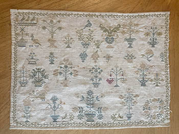 Dutch Red Flower Sampler