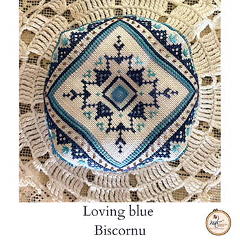 Loving Blue Biscornu