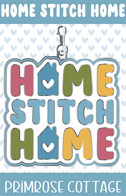 Home Stitch Home Charm/Zipper Pull