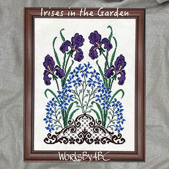 Irises In The Garden