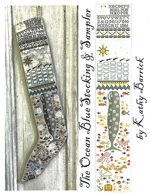 Ocean Blue Stocking & Sampler