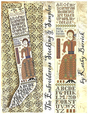 Embroideress Stocking & Sampler