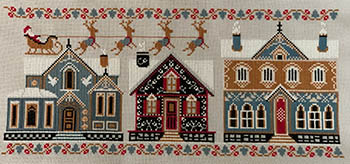 Ornamented Christmas Houses