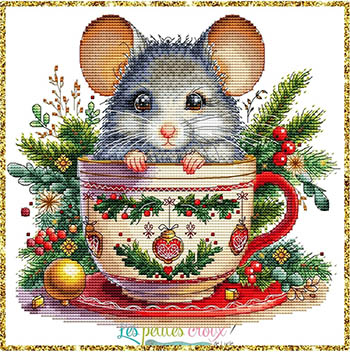 Christmas Animals Cups Mouse
