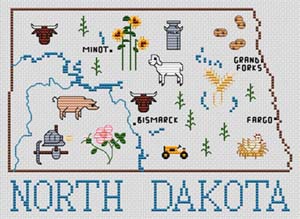 North Dakota Map