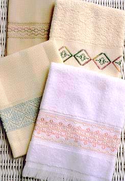 Swedish Weaving-Fingertip Towels