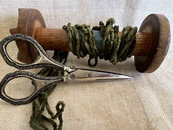 New Year's Collards Chenille (3yds)