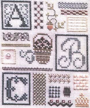 Sampler of Stitches Part One - ABC