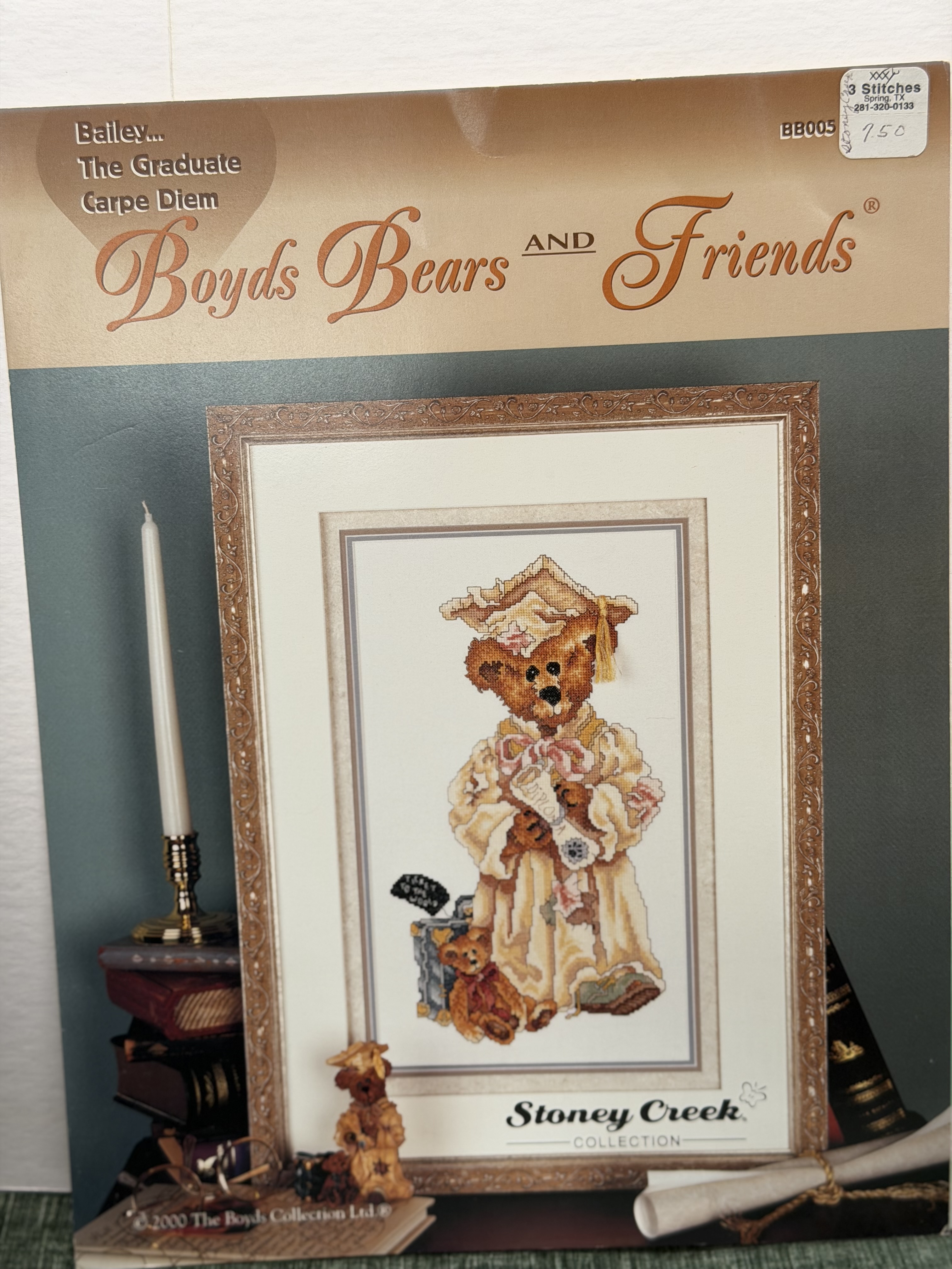 Bailey... The Graduate Carpe Diem (Boyds Bears)
