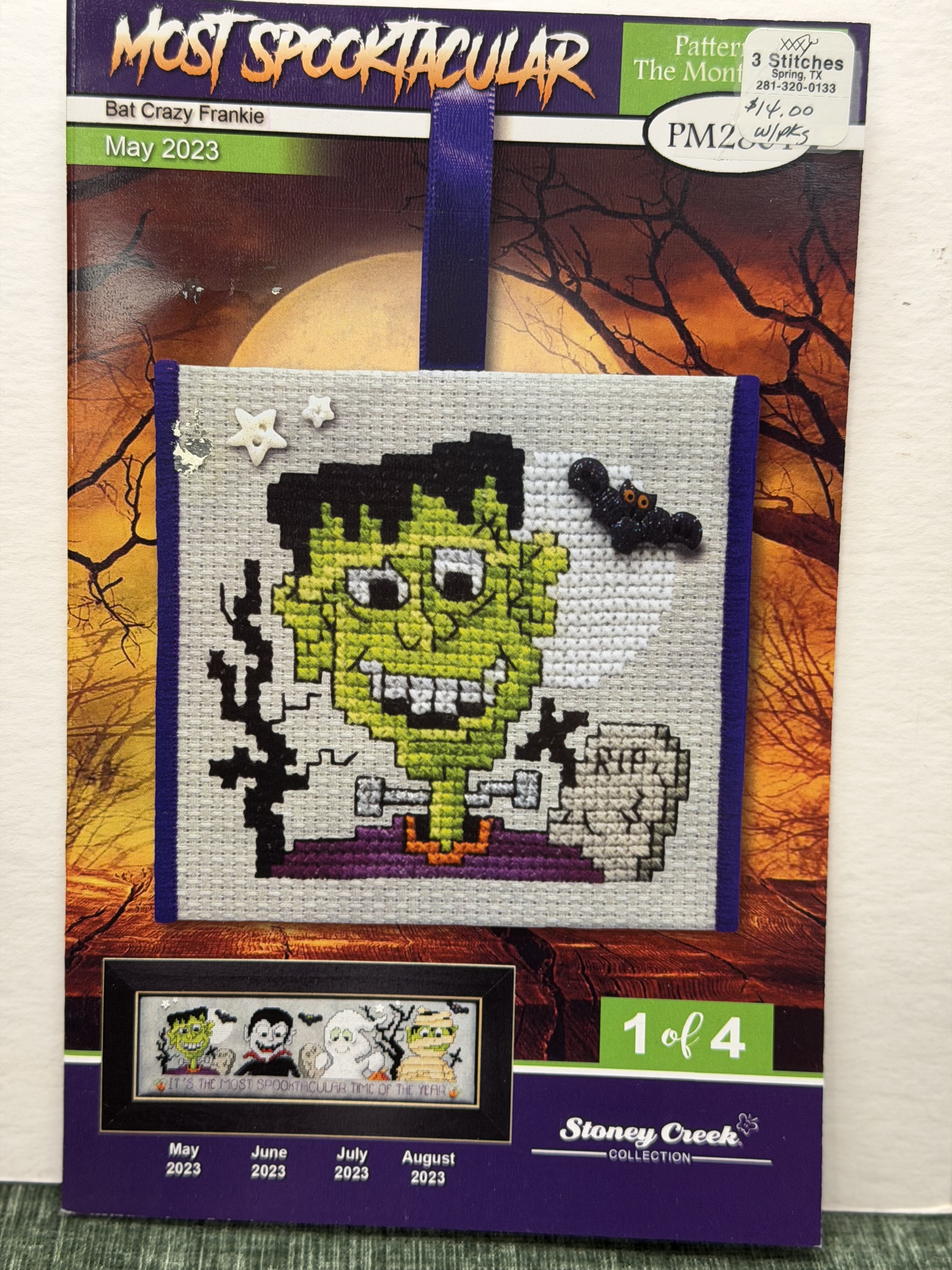 Most Spooktacular - Bat Crazy Frankie (1 of 4) Charms Included