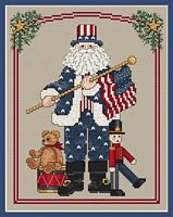 Patriotic Santa