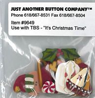It's Christmas Time Button Pk