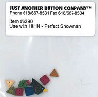 Perfect Snowman Button Pack