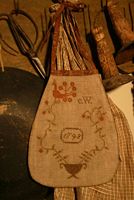 Fancy Brown Sewing Pouch
