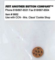 Santa's Village 4 Button-Mrs Claus Cookie Shop