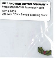 Santa's Village 5 Button-Santa's Stocking Store